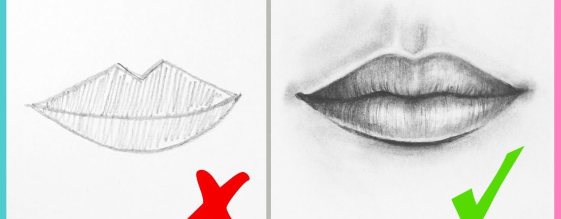 Губы поэтапно для начинающих. Карандаш для губ. Рисование губ карандашом. Пошаговый рисунок губ. Губы человека рисунок.